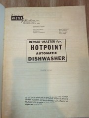 Repair-Master Manual for Hotpoint Automatic Dishwasher No. 5557