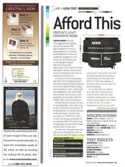 Pentax – Lens 50mm – Original Magazine Report – 2013