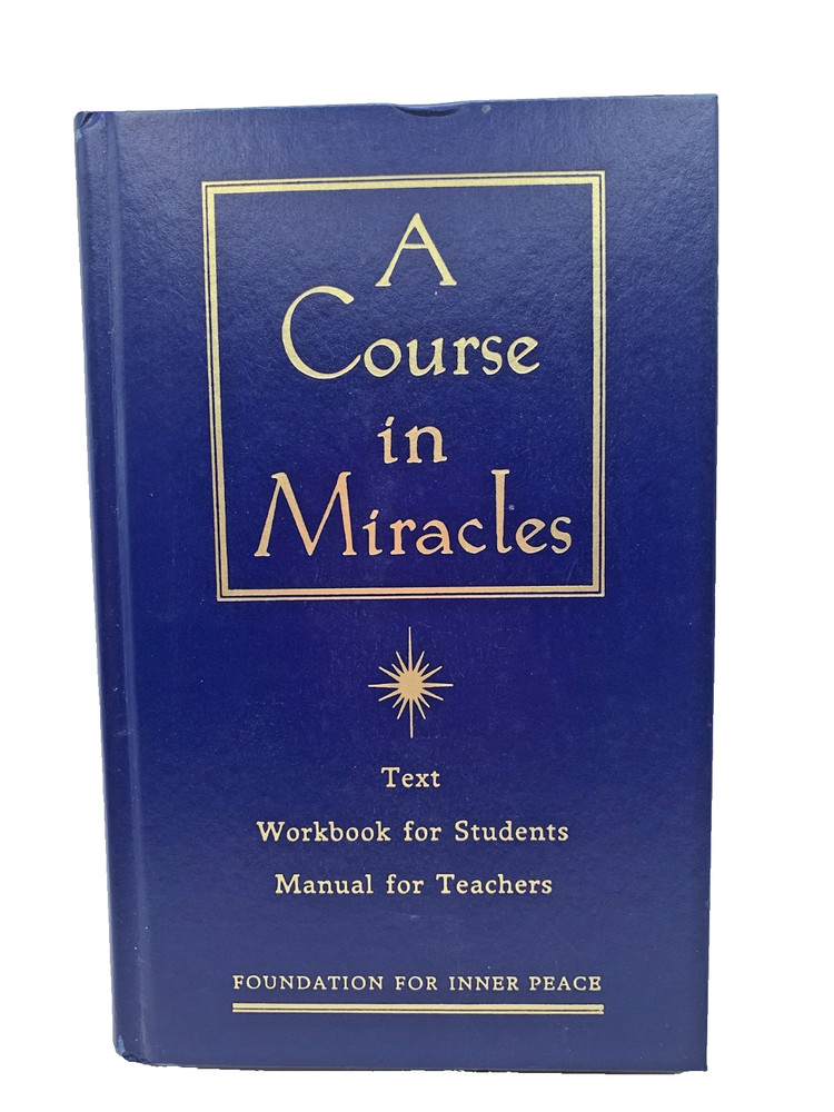 A Course in Miracles Textbook Workbook Teaching Manual Religious Spiritual