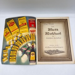 Knorr Kochbuch Cookbook Pamphlet Multicolor Vtg German Recipes Advertising Retro