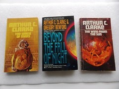 3 PB by Arthur C Clarke Winds From Sun + Sand of Mars + Beyond the Fall of Night