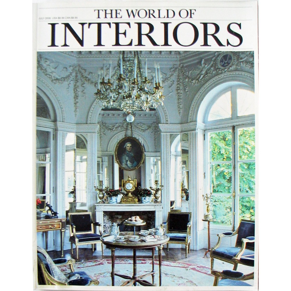 The World of Interiors Magazine, July 2008 Chinese Wallpaper Ditta Medici Domes