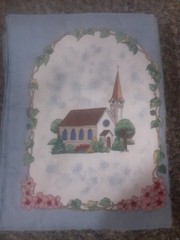 Vintage Handmade Cloth Book Of Children’s Prayers