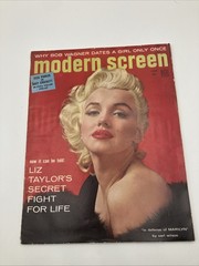 Vintage Modern Screen Magazine Marilyn Monroe Cover June 1955 USA