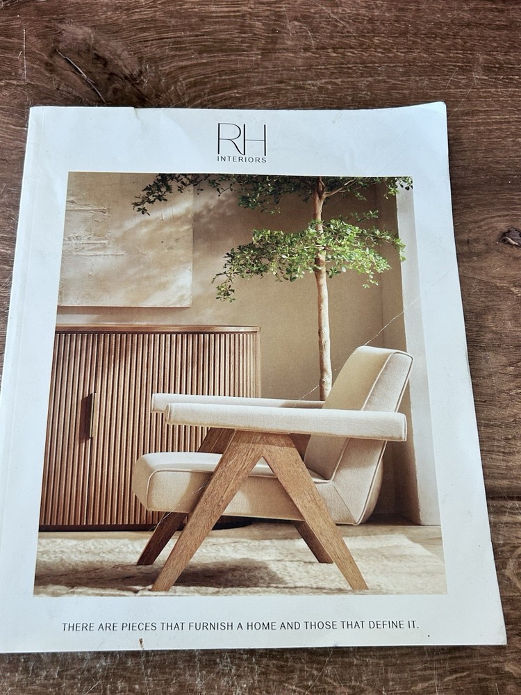 RH Restoration Hardware Interiors Fall 2023 Book Catalog 600 Pages