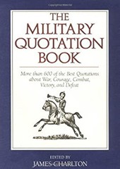 The Military Quotation Book Hardcover James Charlton