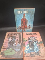 Bancroft Classics Vintage 1970s HB X3 Ben Hur, Kidnapped & Ivanhoe
