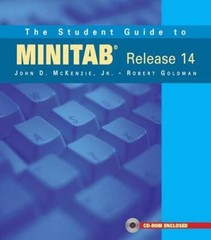The Student Guide to MINITAB Release 14 – CD-ROM By McKenzie, John – VERY GOOD