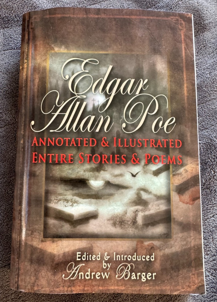 Edgar Allan Poe Illustrated Entire Stories & Poems Paperback Book 824 Pages