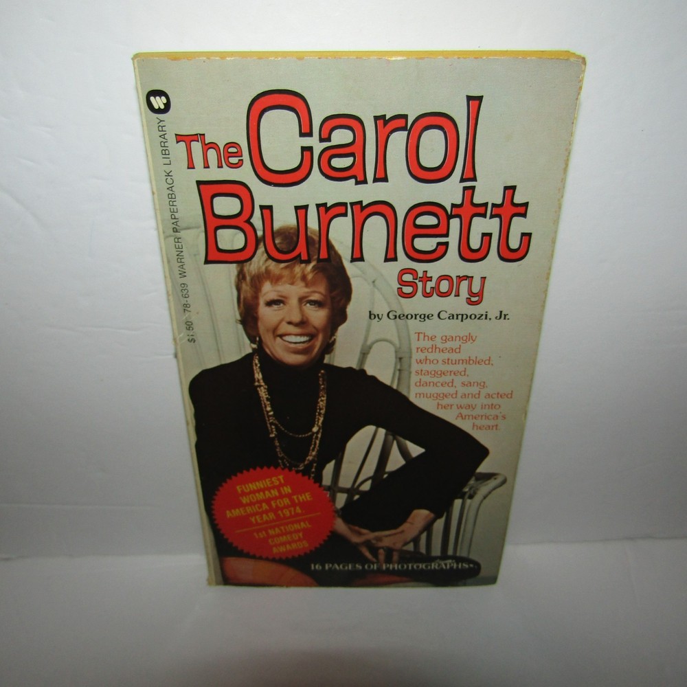 The Carol Burnett Story George Carpozi Jr Vintage Paperback First Edition 1975