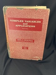 COMPLEX VARIABLES AND APPLICATIONS RUEL V. CHURCHILL PAGES 296 ILLUSTRATED HC