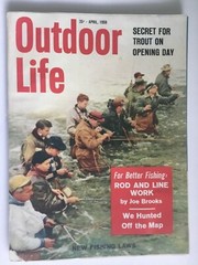VINTAGE APRIL 1959 OUTDOOR LIFE Magazine Articles Ads Photos JOE BROOKS FISHING