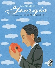 My Name Is Georgia: A Portrait by Jeanette Winter – Paperback – VERY GOOD