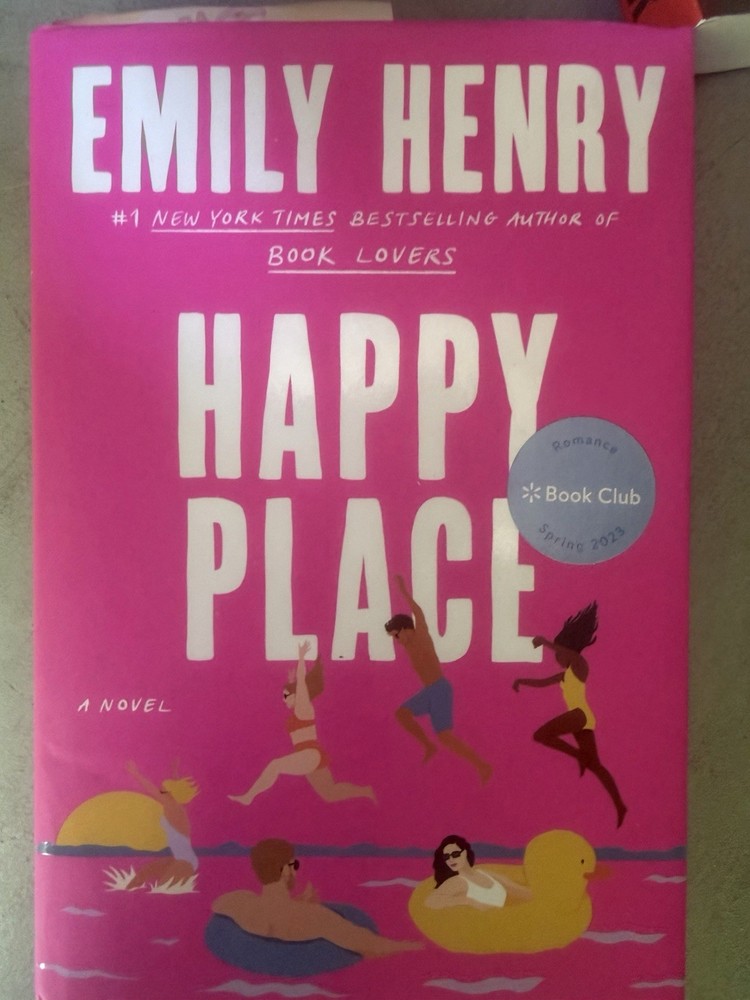Emily Henry Happy Place, Hardcover Novel, YA Romance Fiction, 2023 Berkley