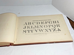 ANTIQUE BECKER’S ORNAMENTAL PENMANSHIP & DRAUGHTSMAN’S LETTER BOOK 33 ENGRAVINGS