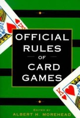 Official Rules of Card Games – Paperback By Albert H. Morehead – GOOD