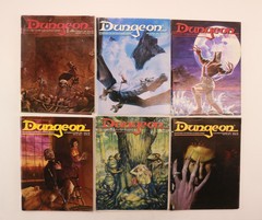 Dungeon Magazine Vintage TSR Role Playing Adventures Games Lot 6