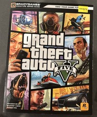 Grand Theft Auto V Strategy Guide Book Brady Games PS3 & Xbox 360 New Free Ship