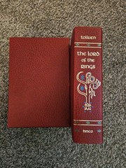 J.R.R. Tolkien Collector’s Edition The Lord of the Rings Leather Book w/map+case