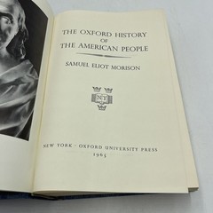 The Oxford History of the American People by Samuel Eliot Morison – 1965