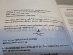 Holman Reina Valera Revision 1960 – Letra Grande – Tamaño Manual – Gris Y Marron