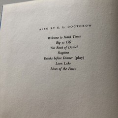 E L Doctorow / World’s Fair Signed First Edition 1985