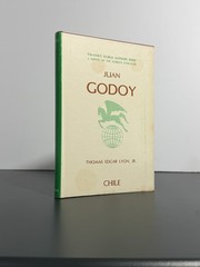 Juan Godoy by Thomas Edgar Lyon Jr. Twayne’s World Authors Series HC DJ 1972
