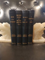 Ernest Hemingway 4 Book Set Collier HC, Leather Bound, Very Good (1929-1938)