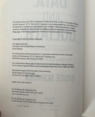 Data and Goliath The Hidden Battles to Collect Your Data Signed Book HCDJ