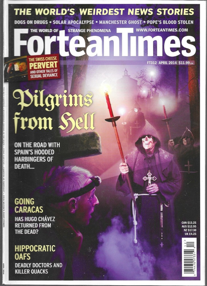 FORTEAN TIMES MAGAZINE #312 APRIL 2014 (VG-) LOTS MORE IN MY EBAY STORE!