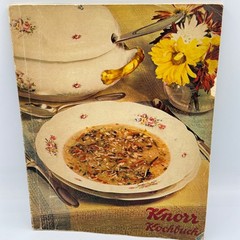 Knorr Kochbuch Cookbook Pamphlet Multicolor Vtg German Recipes Advertising Retro