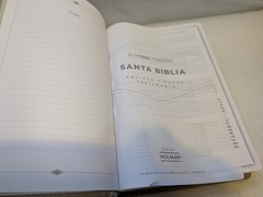 Holman Reina Valera Revision 1960 – Letra Grande – Tamaño Manual – Gris Y Marron