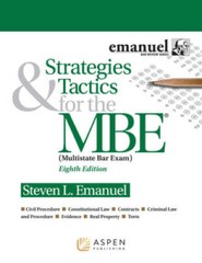 Strategies Tactics for the MBE (Emanuel Bar Review) – Paperback – VERY GOOD