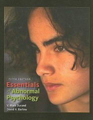 Essentials of Abnormal Psychology by V. Mark Durand; David H. Barlow