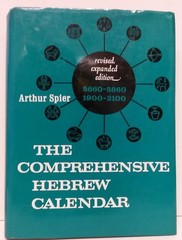 Comprehensive Hebrew Calendar revised, expanded edition 5660-5860 1900-2100