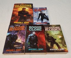 Lot Of 5 SCIENCE FICTION BKS By Steven L. Kent SER: CLONE, THE CLONE BETRAYAL..