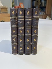 The Works Of Robert Burns, 4vols, Richards & Co, 1821 Leather Binding Poetry
