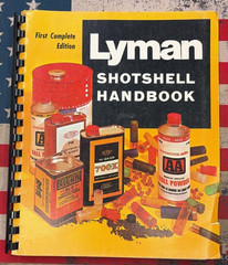 Lyman Shotshell Handbook Jim Sheridan 1969 First Edition Reloading Guide Vintage