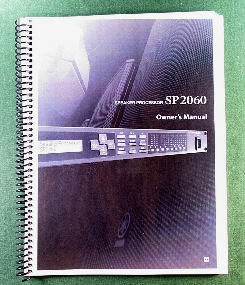 Yamaha SP2060 Instruction Manual: 56 Pages & Protective Covers!