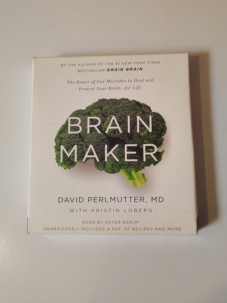 Brain Maker Audiobook CD Unabridged David Perlmutter 8 CDs Hachette Audio