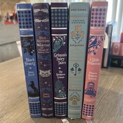 Lot of 5 Barnes & Noble Bonded Leather Children’s Classics 2 Factory Sealed New