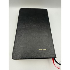Rex Humbard Prophecy Bible KJV Genuine Leather Black J.R. Schoolfield Red Letter