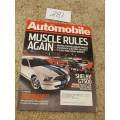 AUTOMOBILE Car MAGAZINE LOT OF 5 ISSUES 2006 2007 Collectible