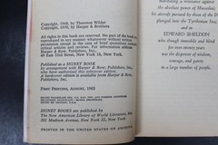 The Ides of March Thornton Wilder 1963 First Printing Signet Vintage Roman PB