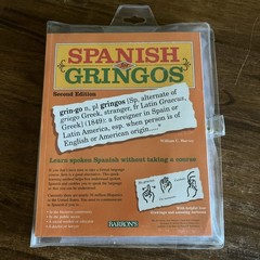 SPANISH FOR GRINGOS By William C. Harvey Excellent Condition CD 1-2 Set Barron
