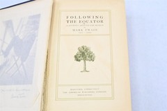 1897 Following the Equator Mark Twain First Edition First Printing American Pub