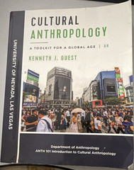 Norton Cultural Anthropology 3rd Edition by Kenneth J. Guest Textbook