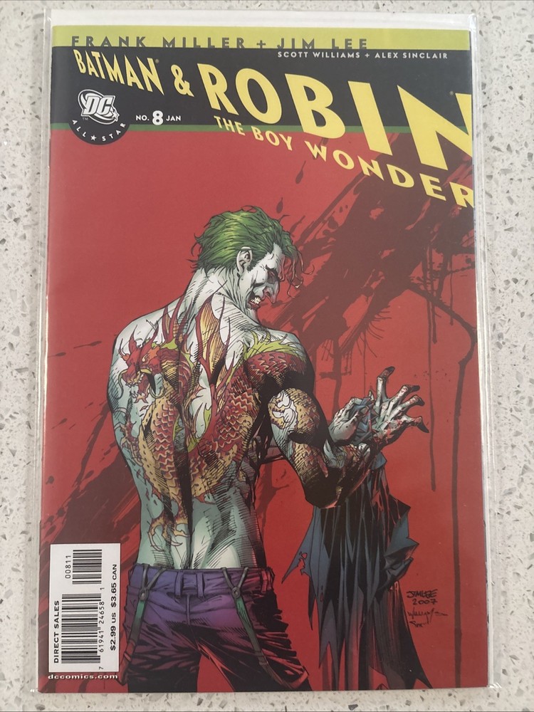All-Star Batman And Robin #8, DC Comics, January 2007, NM