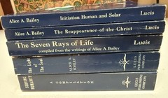 Alice A. Bailey Collection of 5 Books. Good condition.