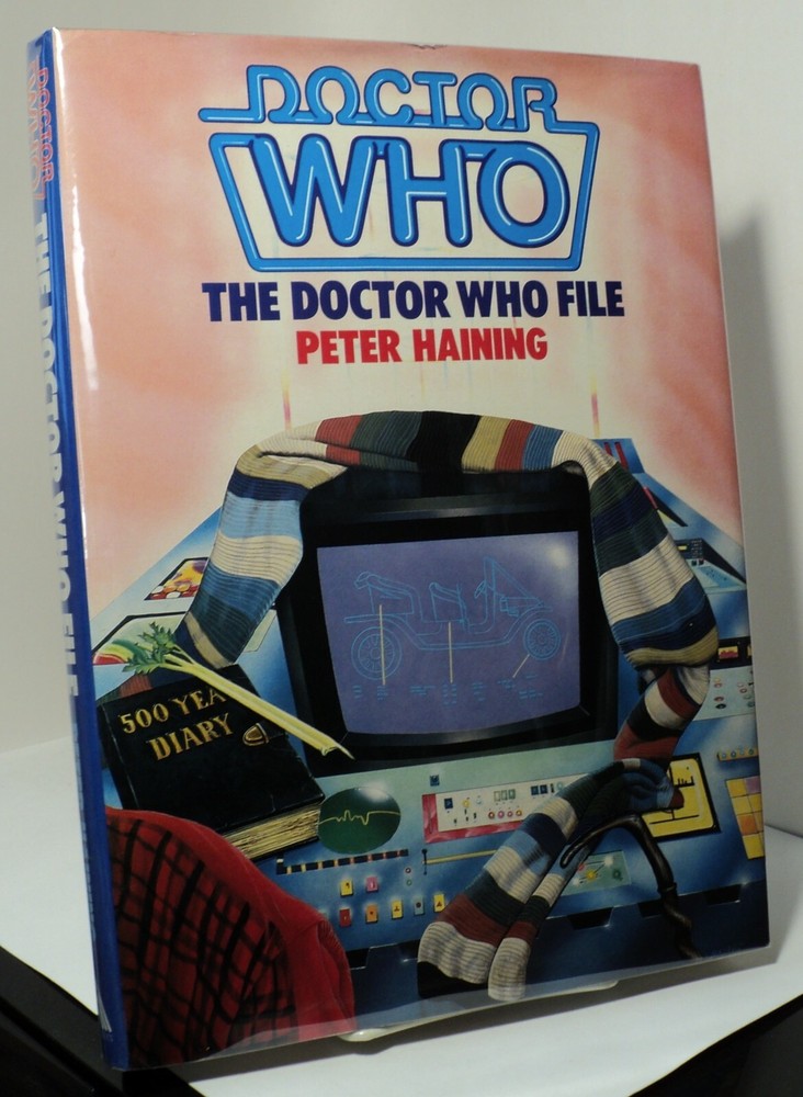 Doctor Who File by Peter Haining -1986 – signed by Terry Nation & Anthony Ainley